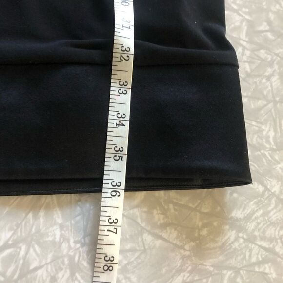 cache womens black gold velvet contrast printed sheath dress size 12 long sleeve - Picture 11 of 13